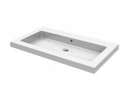 Wiesbaden keramische meubelwastafel 60x46 zonder kr.gat