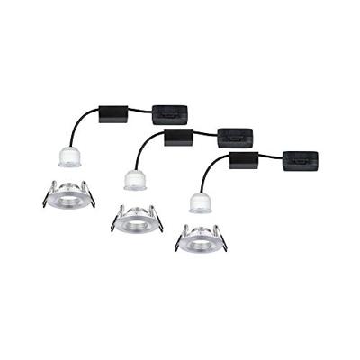 Paulmann 94305 EBL Nova mini Coin LED-inbouwlamp Set van 3 stuks LED 4 W Aluminium Paulmann 94305 EBL Nova mini Coin LED-inbouwlamp Set van 3 stuks LED 4 W Aluminium