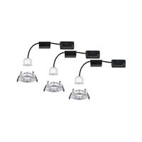 Paulmann 94305 EBL Nova mini Coin LED-inbouwlamp Set van 3 stuks LED 4 W Aluminium - thumbnail