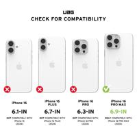 Urban Armor Gear Tempered Glass 14436411NA Screenprotector (glas) Apple iPhone 16 Pro Max 1 stuk(s) Anti-vingerafdruk, Krasvast - thumbnail