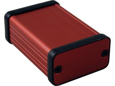 Hammond Electronics 1455D601RD Profielbehuizing 60 x 45 x 25 Aluminium Rood 1 stuk(s)
