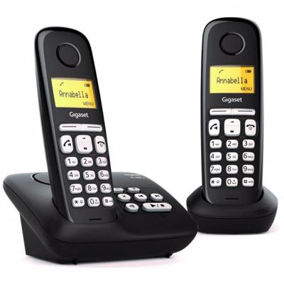 Gigaset al385a duo telefoon + antwoordapparaat zwart