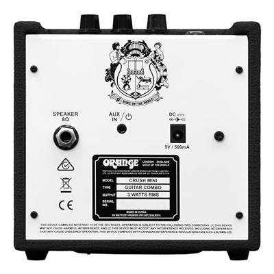 Orange Crush Mini Combo Black 3 watt gitaarversterker