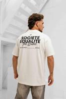 Equalité Societé T-Shirt Heren Gebroken Wit - Maat S - Kleur: Gebroken Wit | Soccerfanshop - thumbnail