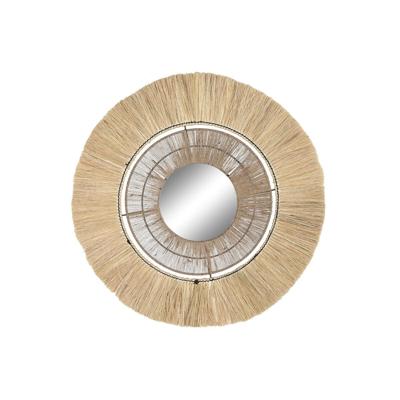 Wandspiegel DKD Home Decor Natuurlijk Bali 79 x 4 x 79 cm Wandspiegel DKD Home Decor Natuurlijk Bali 79 x 4 x 79 cm