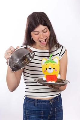 Little Corgi Cuties knuffel - GIPSY TOYS - 20 cm - Aardbei