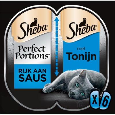 Natvoer tonijn voor volwassen katten 3x(2x7.5g) multipack Sheba - Sheba