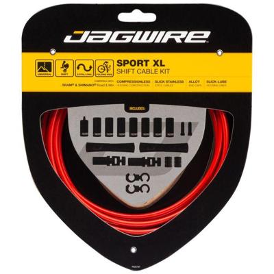 JAGWIRE Sport shift xl kit - red