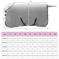 VidaXL Paardendeken volledig donkergroen 155 cm polar fleece - thumbnail