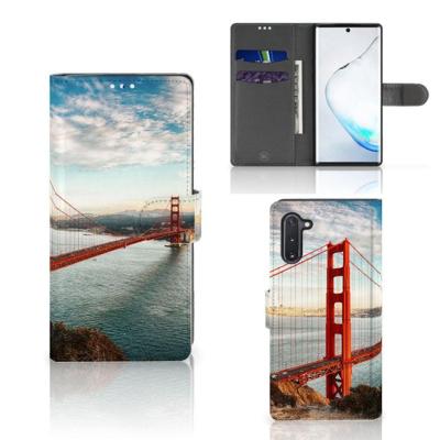 Samsung Galaxy Note 10 | Flip Cover | Golden Gate Bridge
