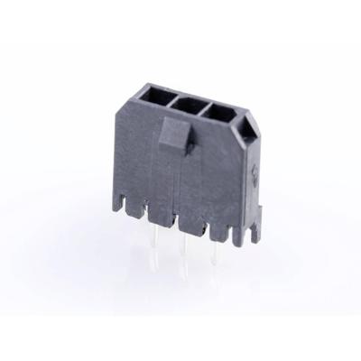 Molex 436500327 Male header, inbouw (standaard) Totaal aantal polen: 3 Rastermaat: 3 mm Inhoud: 1 stuk(s) Tray