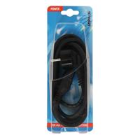 Scanpart apparaatsnoer hittebestendig 3x1.00mm 2,0m zwart - thumbnail