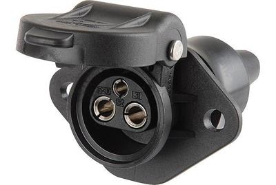 HERTH+BUSS contactdoos 3-pin socket outlet plastic