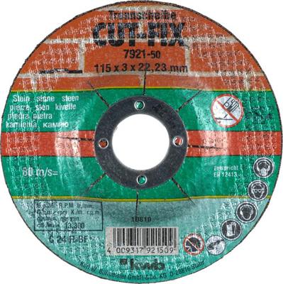 CUT-FIX Doorslijpschijven steen 178x3x22 mm KWB - Kwb