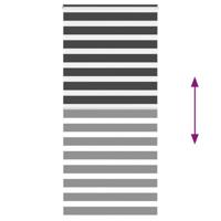 Zebra rolgordijn 105x200 cm stofbreedte 100,9 cm zwart - thumbnail
