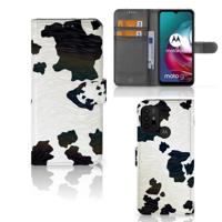 Motorola Moto G10 | G20 | G30 | Telefoonhoesje | Met pasjeshouder | Koeienvlekken - thumbnail