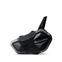 Midland BTR1 Advanced Single C1529 Motorintercomsysteem, bluetooth, enkele headset, waterdicht IPX6, ruisonderdrukking, tot 4 personen, accu 23 uur, bereik tot 1,2 km - thumbnail