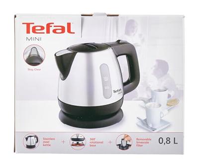 Tefal mini waterkoker rvs 0.8l 2200w