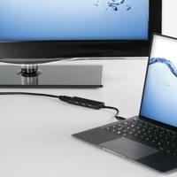 Hama 00135762 interface hub USB 2.0 Type-C 480 Mbit/s Zwart - thumbnail