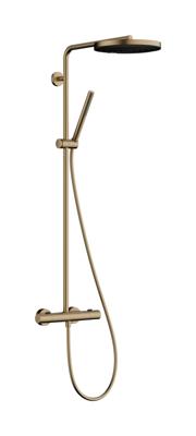 Hansgrohe Pulsify Glijstangset Brushed Bronze Hansgrohe Pulsify Glijstangset Brushed Bronze