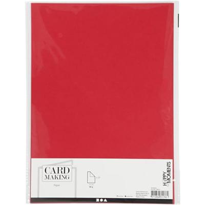Creativ Company Papier rood a4 80gr, 20st.
