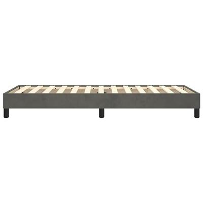 Bedframe zonder matras 80x200 cm fluweel donkergrijs