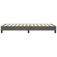 Boxspringframe fluweel donkergrijs 80x200 cm - thumbnail