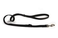 Beeztees - Hondenriem - Nylon - Zwart - 120-180 cm x 15 mm - thumbnail