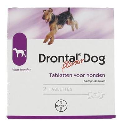 Drontal Hond Ontwormtabletten 2st Drontal Hond Ontwormtabletten 2st