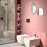 Geberit Sigma 20 (ex Sigma 30) bedieningspaneel glans wit/goud voor Sigma reservoirs 8cm (UP720) en 12cm (UP320) - thumbnail