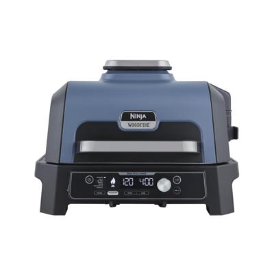 Ninja Woodfire Pro Connect XL Elektrische barbecue Elektrisch Zwart, Blauw