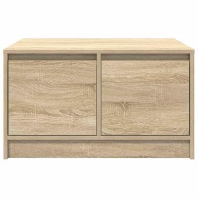 Salontafel met lades 70,5x70x40 cm Sonoma eikenkleurig