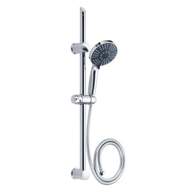 ADRIA doucheset, 5 functies, stang 63 cm, chroom antikalk nozzles 4 selecteerbare jets en waterstop functie douchekop: Ø ca. 12,5 cm stang van metaal, lengte: ca. 63 cm wandbevestiging in ho ADRIA doucheset, 5 functies, stang 63 cm, chroom antikalk nozzles 4 selecteerbare jets en waterstop functie douchekop: Ø ca. 12,5 cm stang van metaal, lengte: ca. 63 cm wandbevestiging in ho