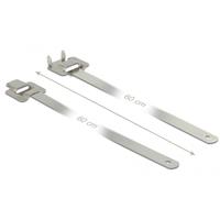 DeLOCK Herbruikbare RVS kabelbinders met vouwsluiting - thumbnail