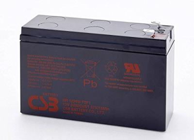 CSB Battery HR 1224W high-rate Loodaccu 12 V 5.8 Ah Loodvlies (AGM) (b x h x d) 151 x 98 x 51 mm Kabelschoen 6.35 mm Onderhoudsvrij, Geringe zelfontlading