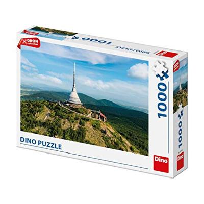 DinoToys Dino puzzel - ještěd de hoogste berg van tsjechië - 1000 stukjes DinoToys Dino puzzel - ještěd de hoogste berg van tsjechië - 1000 stukjes
