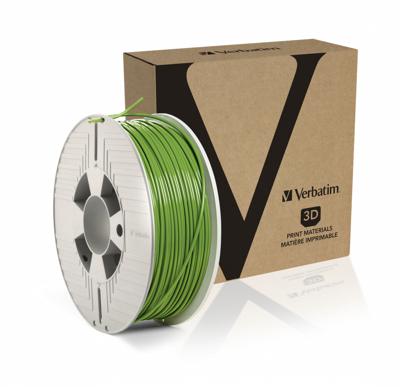 Verbatim 55334 55334 Filament PLA kunststof 2.85 mm 1000 g Groen 1 stuk(s) Verbatim 55334 55334 Filament PLA kunststof 2.85 mm 1000 g Groen 1 stuk(s)