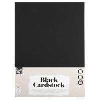 Creative Craft Group Hobbykarton zwart a4, 10 vellen - thumbnail