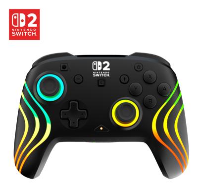 Gamepad - Nintendo Switch 2 - Afterglow Wave - RGB - Draadloos - Zwart - Turtle Beach