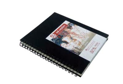 Schetsboek Talens Art Creation 80 witte vellen 110gr 210x280mm spiraal zwart