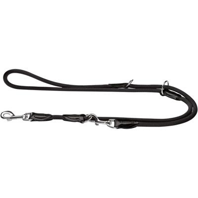 Hunter Training leash Freestyle 2 m Zwart Nylon Hond Trainriem