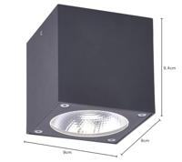 Paul Neuhaus 9674-13 Georg Buitenplafondlamp LED 7 W Antraciet - thumbnail