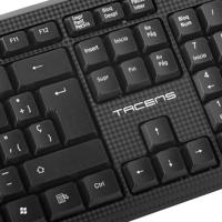 Toetsenbord Tacens AK0ES Zwart Qwerty Spaans QWERTY - thumbnail
