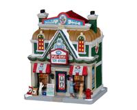Lemax the fur-ever toy store verlicht kersthuisje Caddington Village 2023 - thumbnail