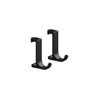 Hansgrohe Handdoekhaak Smal WallStoris Mat Zwart - thumbnail