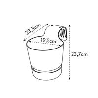 Elho greenville easy hanger single brique - thumbnail