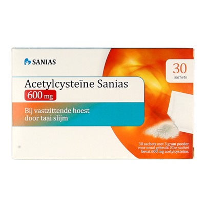 Acetylcysteine 600mg sachets 3 gram 30 Sachets