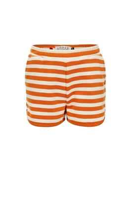 LOOXS Little Zomer sweat short meisjes gestreept - oranje