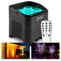 BeamZ BBP54 verticale LED-par voor buiten op accu RGBWA+UV WDMX - thumbnail
