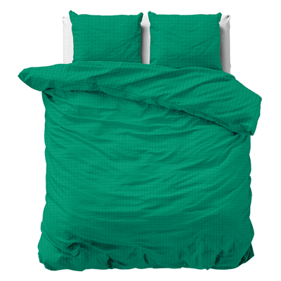 Zensation - Axel Dekbedovertrek Micropercal - Groen | OP=OP! - 240 x 220